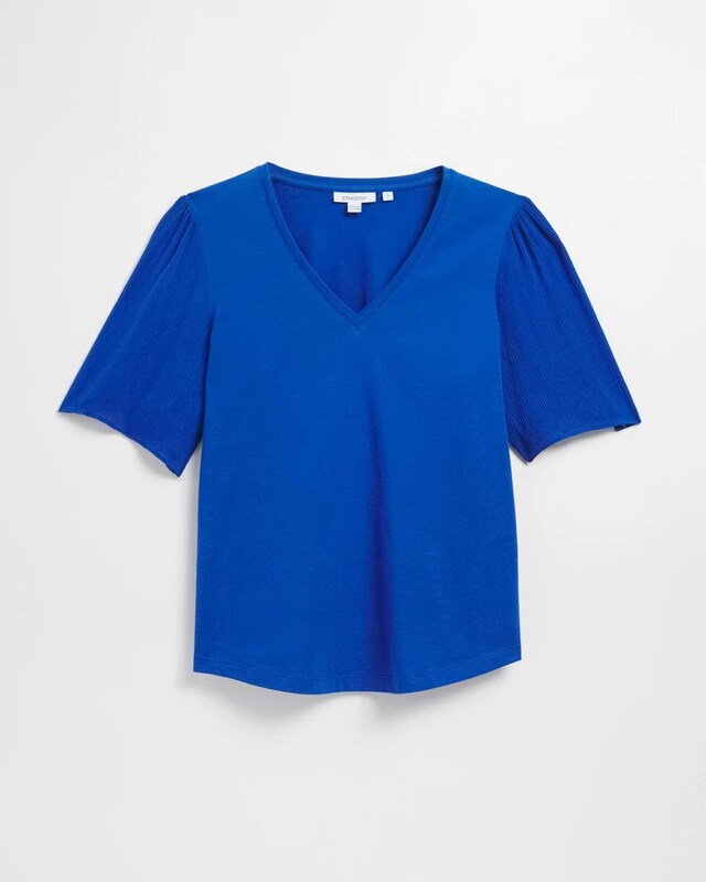 Gauze Flutter Sleeve Top - image 5